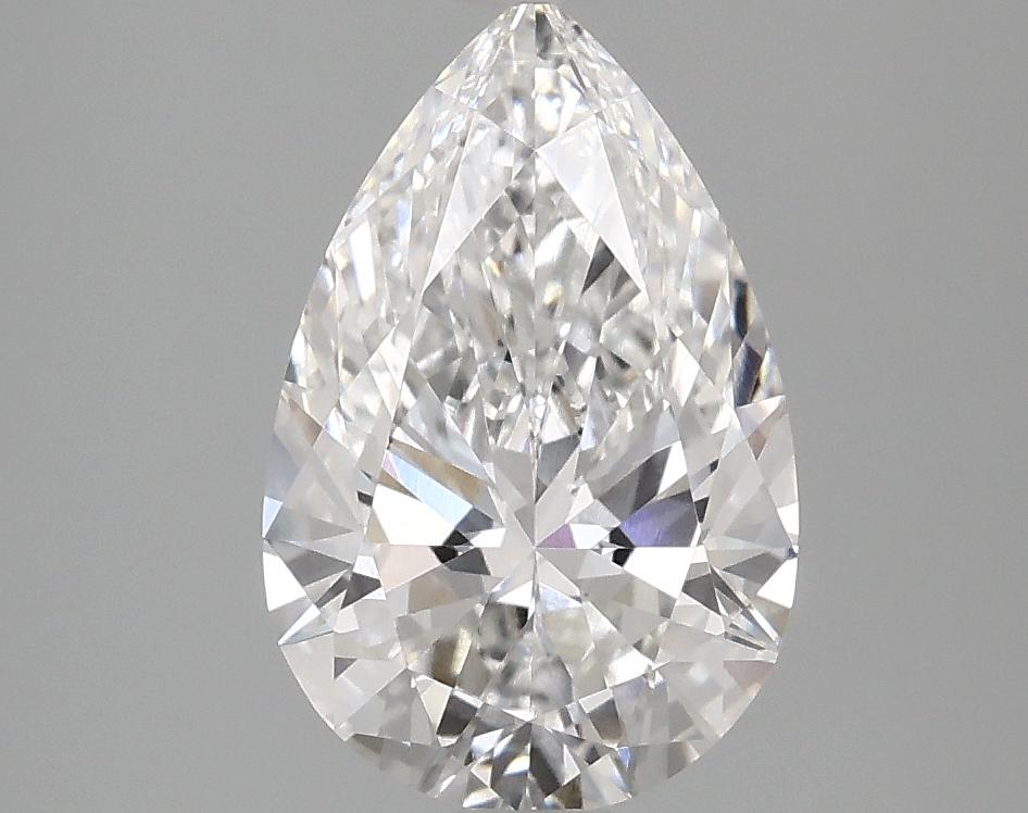 2.02 Carat Pear Shaped Excellent Cut VVS2 IGI Certified Lab Grown Diamond