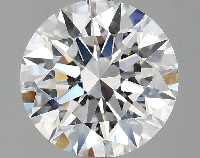 2.06 Carat Round Shaped Ideal Cut VVS2 IGI Certified Lab Grown Diamond