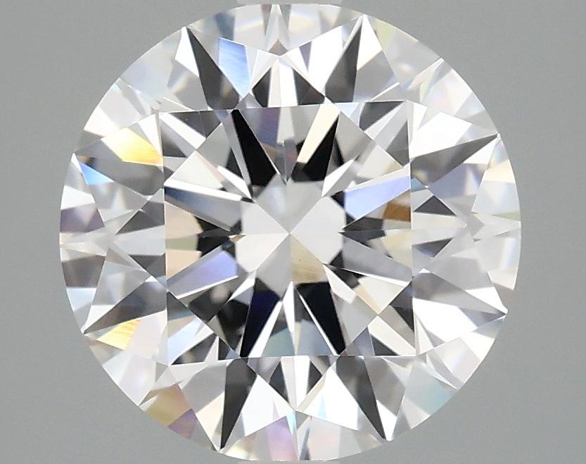 3.09 Carat Round Shaped Ideal Cut VVS2 IGI Certified Lab Grown Diamond