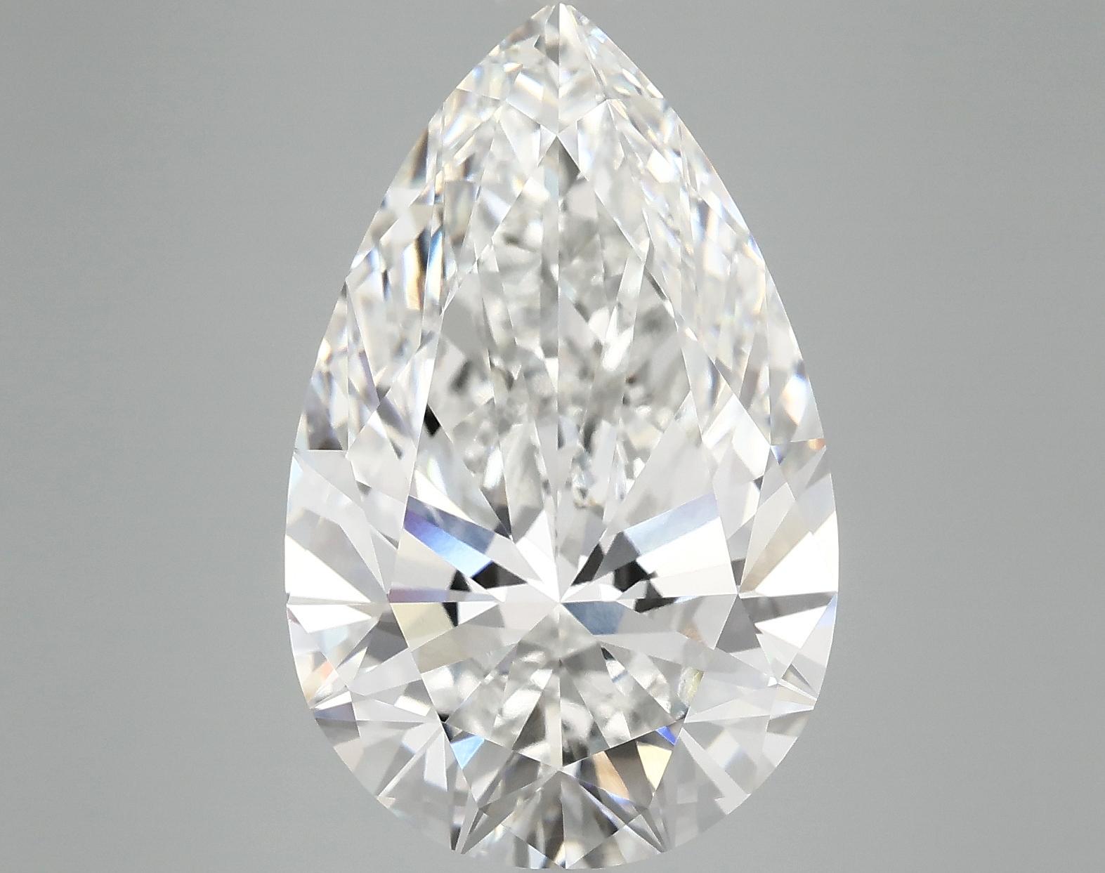 8.64 Carat Pear Shaped Ideal Cut VVS2 IGI Certified Lab Grown Diamond
