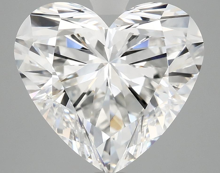 4.82 Carat Heart Shaped Ideal Cut VVS2 IGI Certified Lab Grown Diamond