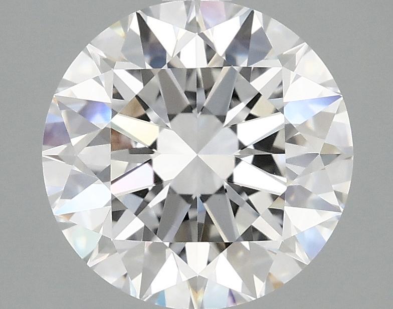 3.08 Carat Round Shaped Excellent Cut VVS2 IGI Certified Lab Grown Diamond