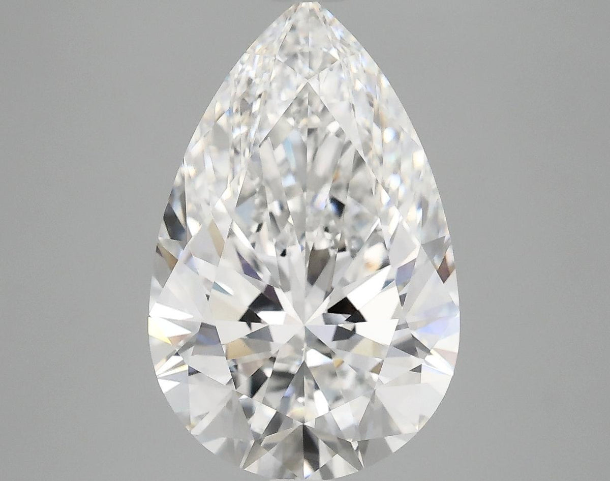 4.5 Carat Pear Shaped Ideal Cut VVS2 IGI Certified Lab Grown Diamond