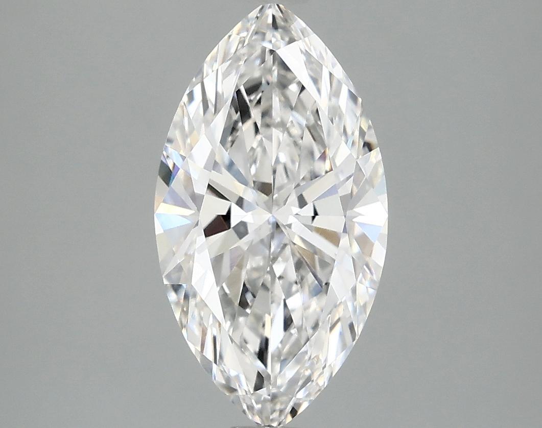 2.01 Carat Marquise Shaped Excellent Cut VVS2 IGI Certified Lab Grown Diamond