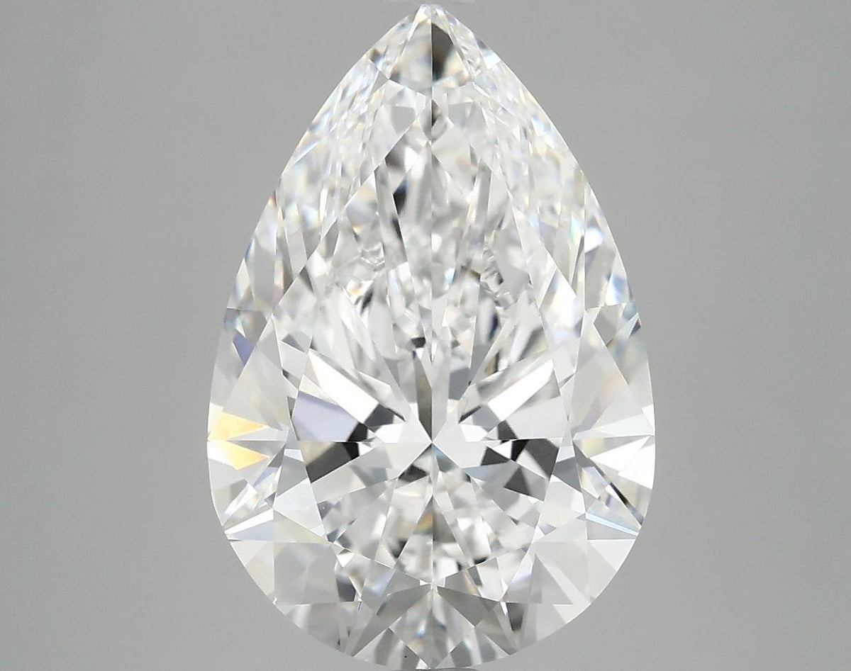 4.99 Carat Pear Shaped Excellent Cut VVS2 IGI Certified Lab Grown Diamond