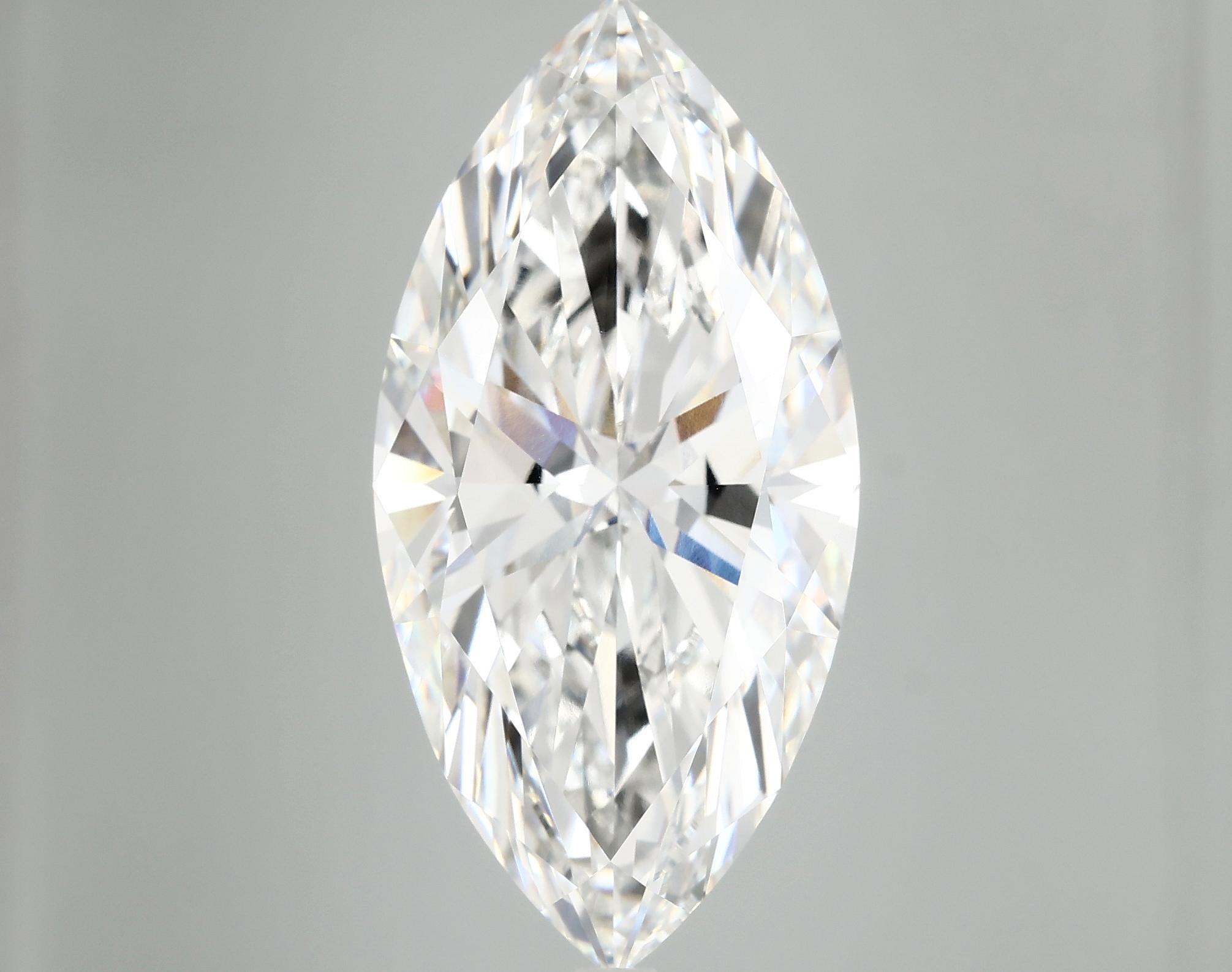 11.4 Carat Marquise Shaped Ideal Cut VVS2 IGI Certified Lab Grown Diamond