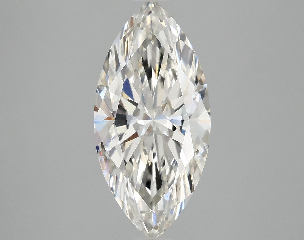 2.52 Carat Marquise Shaped Excellent Cut VS1 IGI Certified Lab Grown Diamond