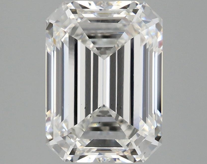 3.09 Carat Emerald Shaped Excellent Cut SI1 IGI Certified Lab Grown Diamond