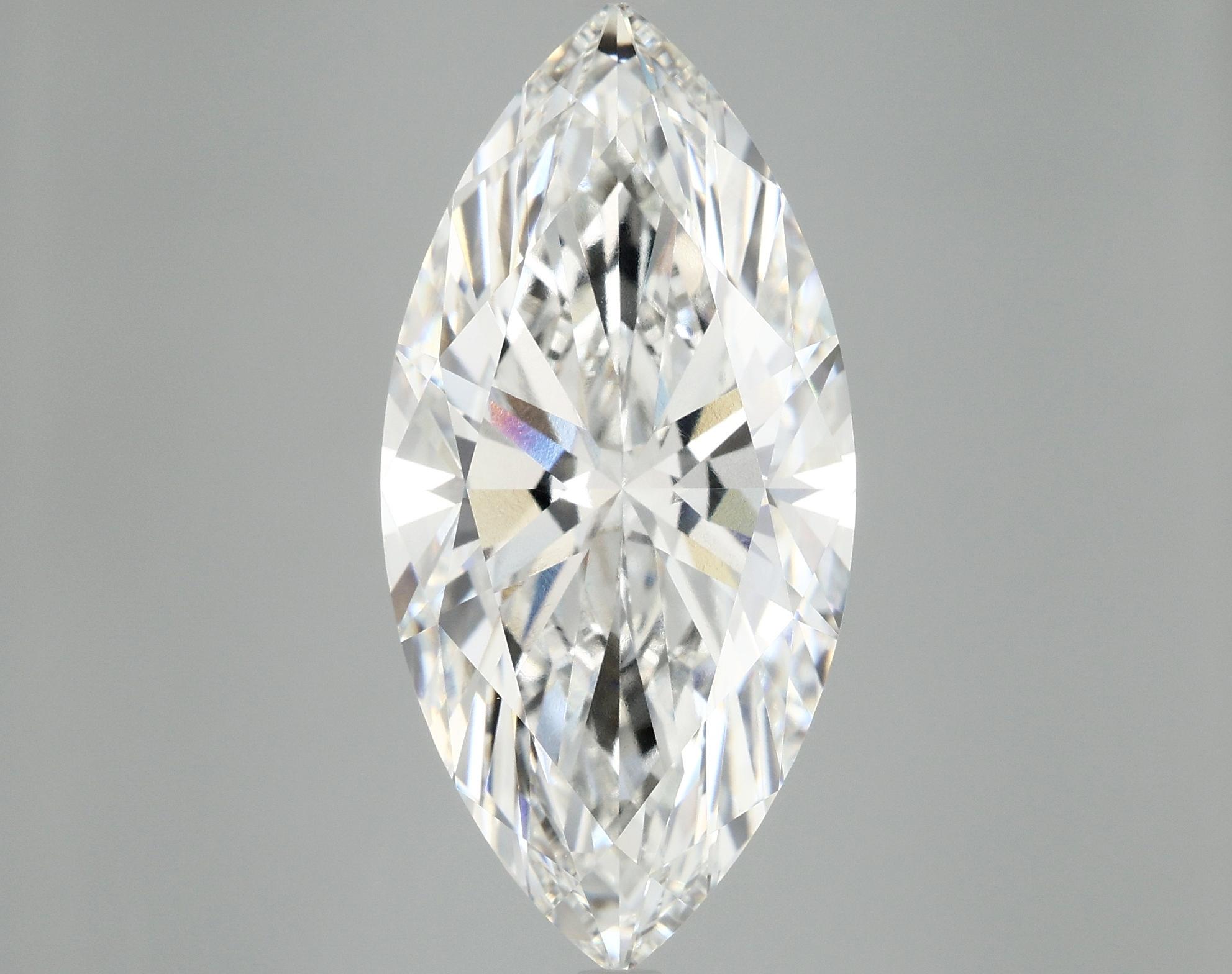 10.38 Carat Marquise Shaped Excellent Cut VVS2 IGI Certified Lab Grown Diamond