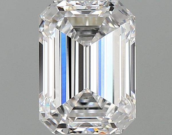 0.98 Carat Emerald Shaped Excellent Cut VVS2 IGI Certified Lab Grown Diamond