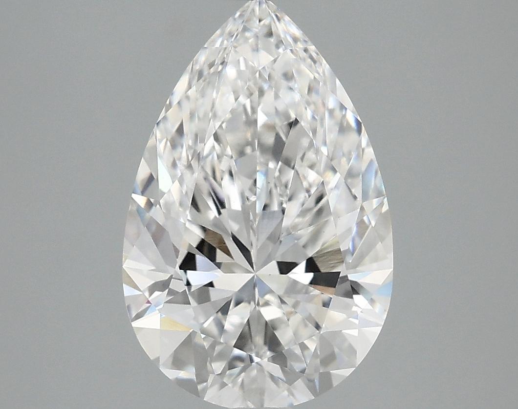 3.08 Carat Pear Shaped Excellent Cut VS1 IGI Certified Lab Grown Diamond