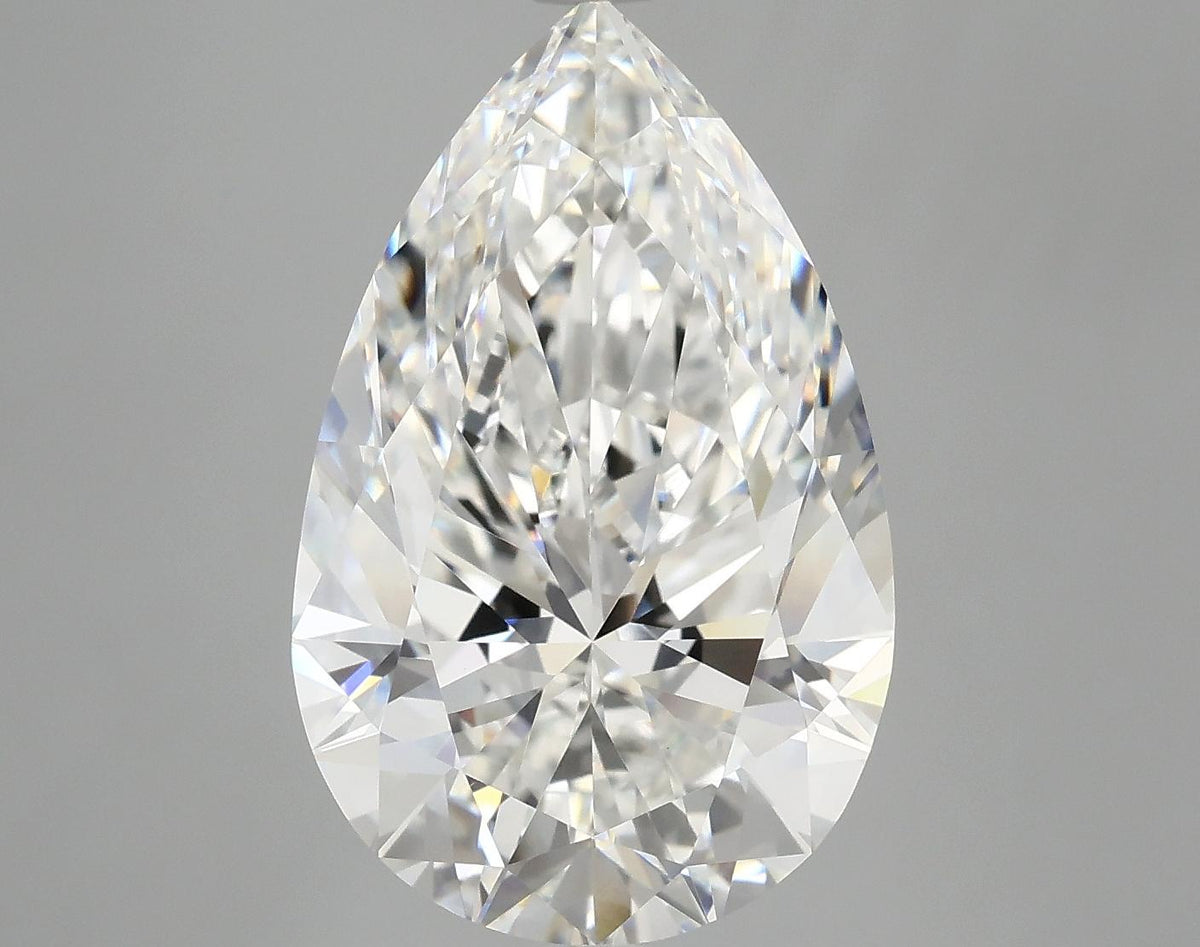 7.25 Carat Pear Shaped Ideal Cut VVS2 IGI Certified Lab Grown Diamond