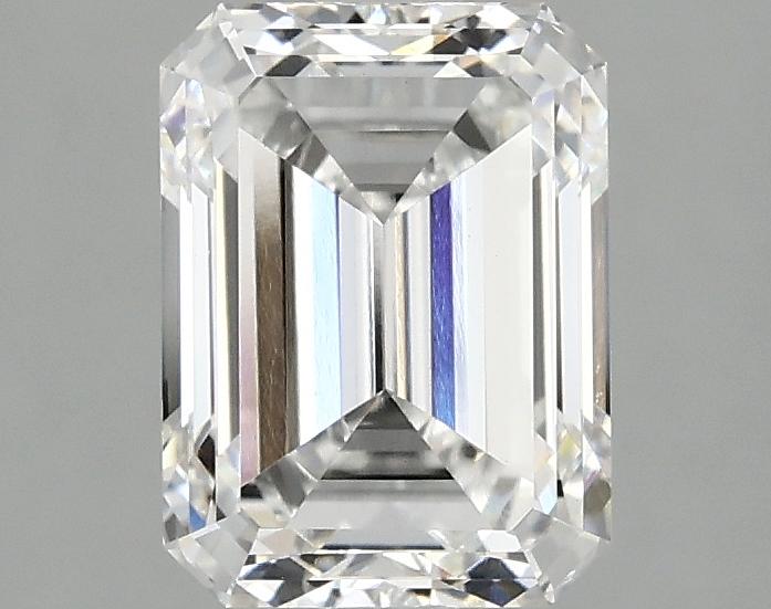 2.01 Carat Emerald Shaped Excellent Cut VVS2 IGI Certified Lab Grown Diamond