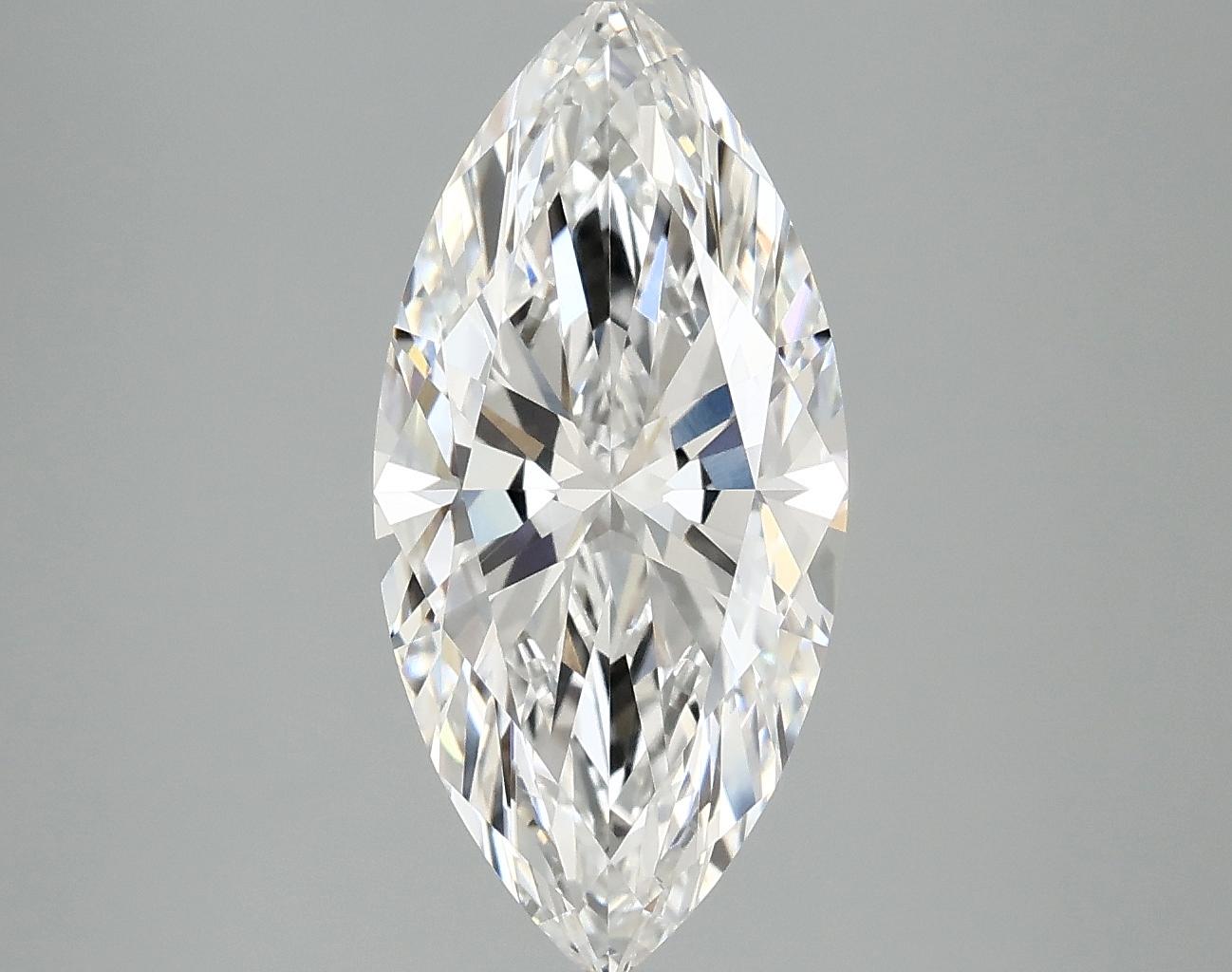 3.1 Carat Marquise Shaped Excellent Cut VVS2 IGI Certified Lab Grown Diamond