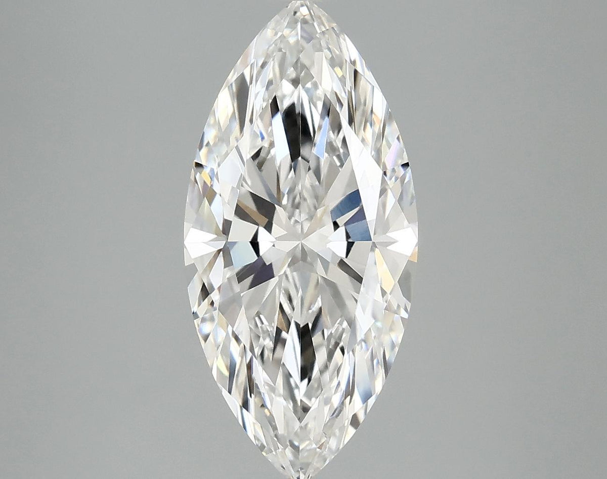 3.1 Carat Marquise Shaped Excellent Cut VVS2 IGI Certified Lab Grown Diamond
