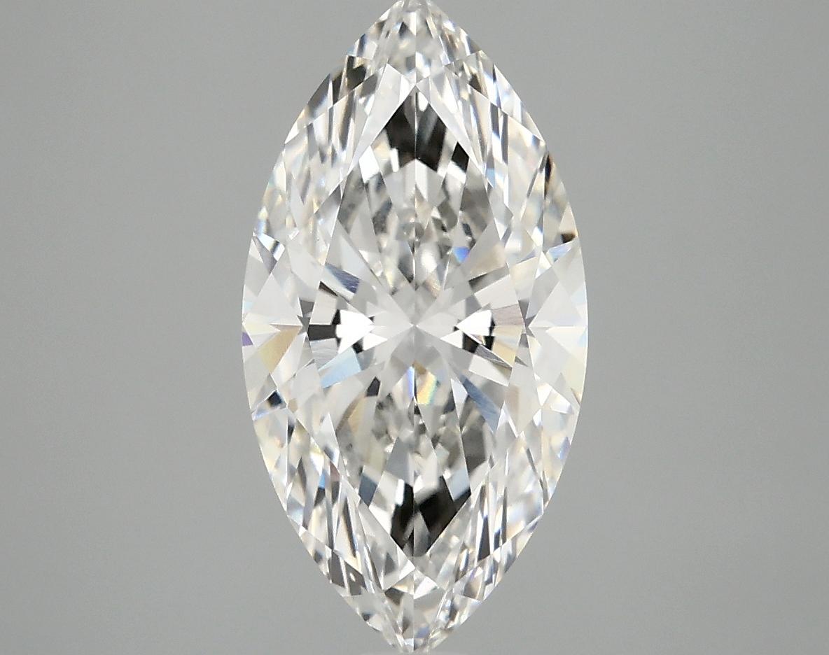 3.07 Carat Marquise Shaped Ideal Cut VVS2 IGI Certified Lab Grown Diamond