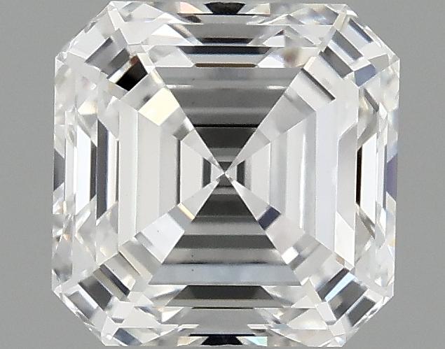 1.38 Carat Asscher Shaped Excellent Cut VS1 IGI Certified Lab Grown Diamond