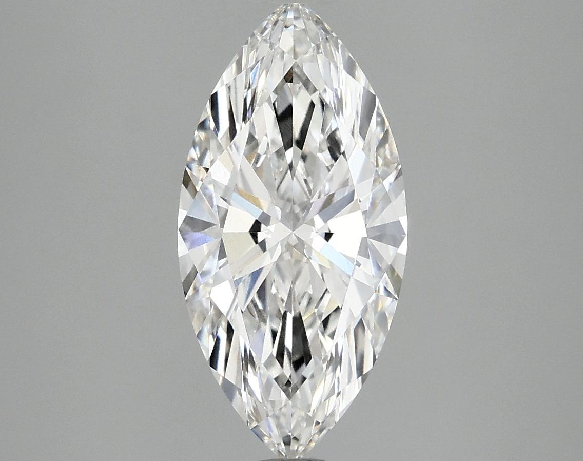2.03 Carat Marquise Shaped Ideal Cut VVS2 IGI Certified Lab Grown Diamond