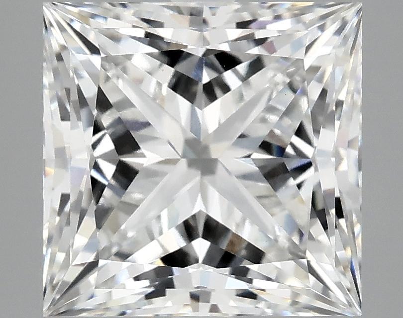 5.07 Carat Princess Shaped Ideal Cut VVS2 IGI Certified Lab Grown Diamond