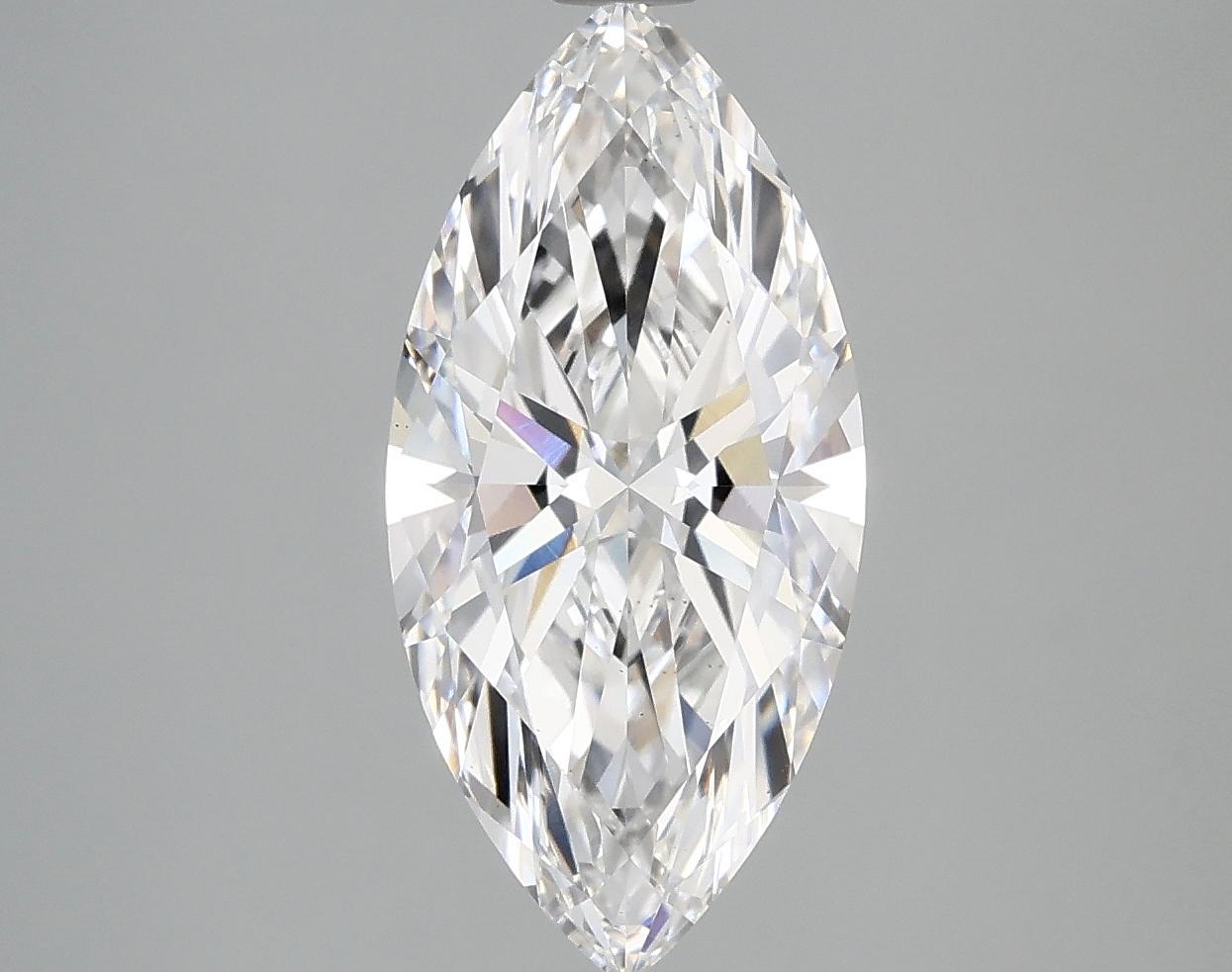 2.52 Carat Marquise Shaped Excellent Cut VS1 IGI Certified Lab Grown Diamond