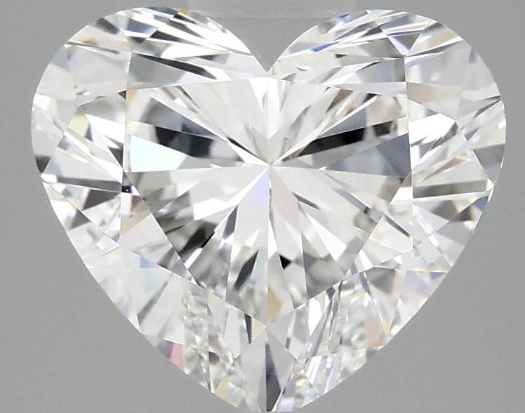2.89 Carat Heart Shaped Ideal Cut VVS2 IGI Certified Lab Grown Diamond