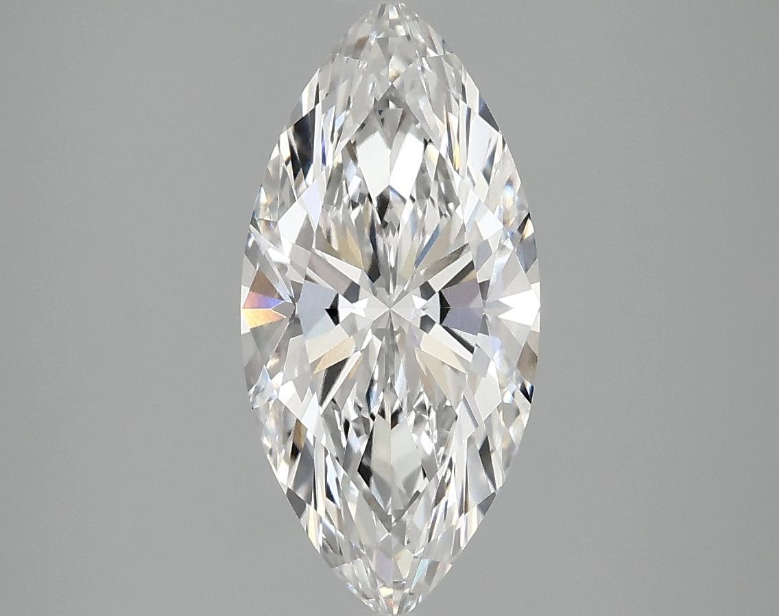2.08 Carat Marquise Shaped Excellent Cut VVS2 IGI Certified Lab Grown Diamond