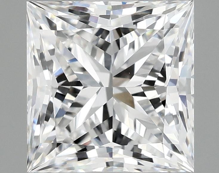 1.88 Carat Princess Shaped Ideal Cut VVS2 IGI Certified Lab Grown Diamond