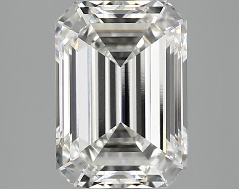 3.03 Carat Emerald Shaped Ideal Cut VVS2 IGI Certified Lab Grown Diamond