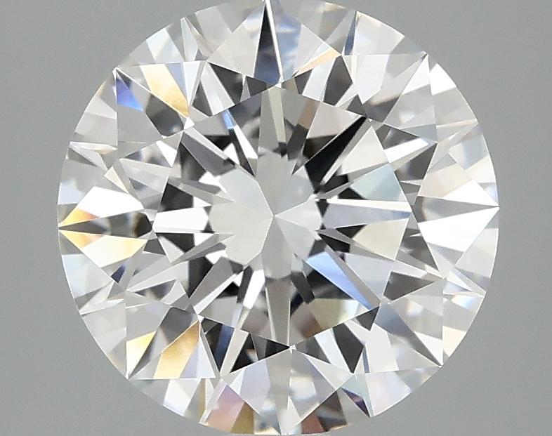 3.07 Carat Round Shaped Ideal Cut VVS2 IGI Certified Lab Grown Diamond
