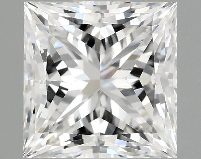 0.98 Carat Princess Shaped Ideal Cut VVS2 IGI Certified Lab Grown Diamond