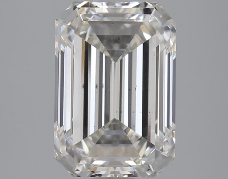 3.1 Carat Emerald Shaped Ideal Cut VS2 IGI Certified Lab Grown Diamond