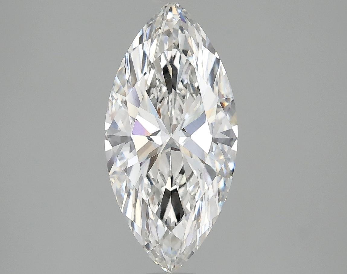 2.06 Carat Marquise Shaped Excellent Cut VVS2 IGI Certified Lab Grown Diamond