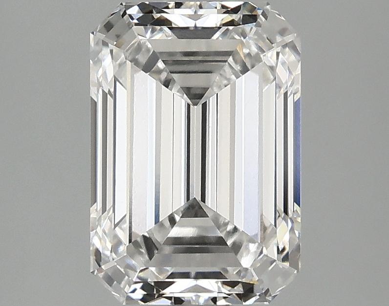 2.59 Carat Emerald Shaped Ideal Cut VVS2 IGI Certified Lab Grown Diamond