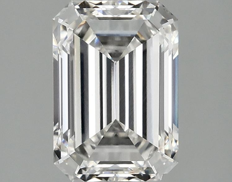 2.06 Carat Emerald Shaped Ideal Cut VVS2 IGI Certified Lab Grown Diamond