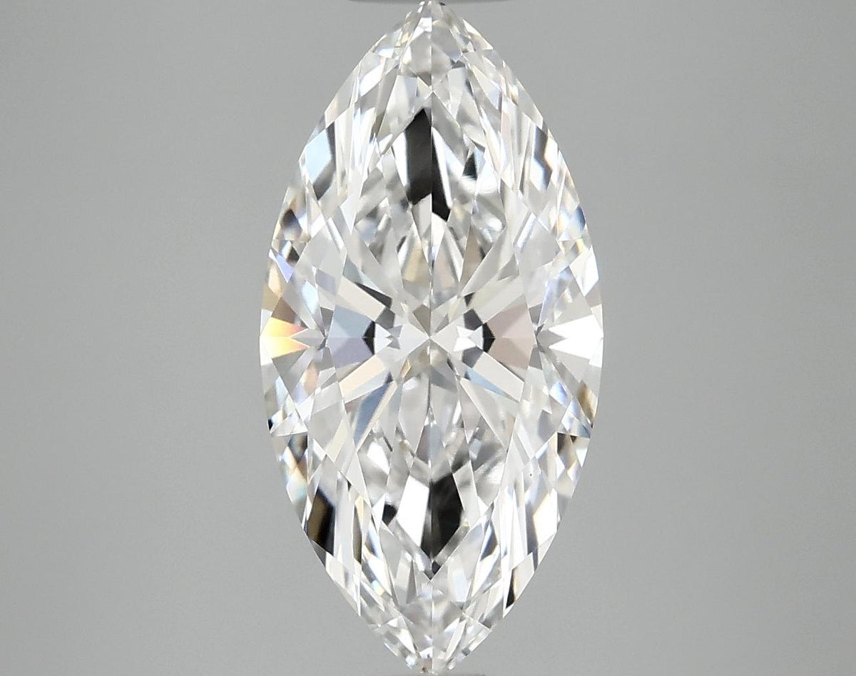 3.1 Carat Marquise Shaped Ideal Cut VVS2 IGI Certified Lab Grown Diamond