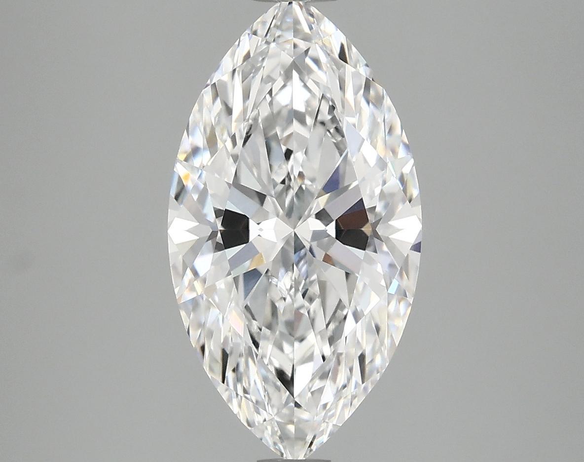 3.06 Carat Marquise Shaped Excellent Cut VVS2 IGI Certified Lab Grown Diamond