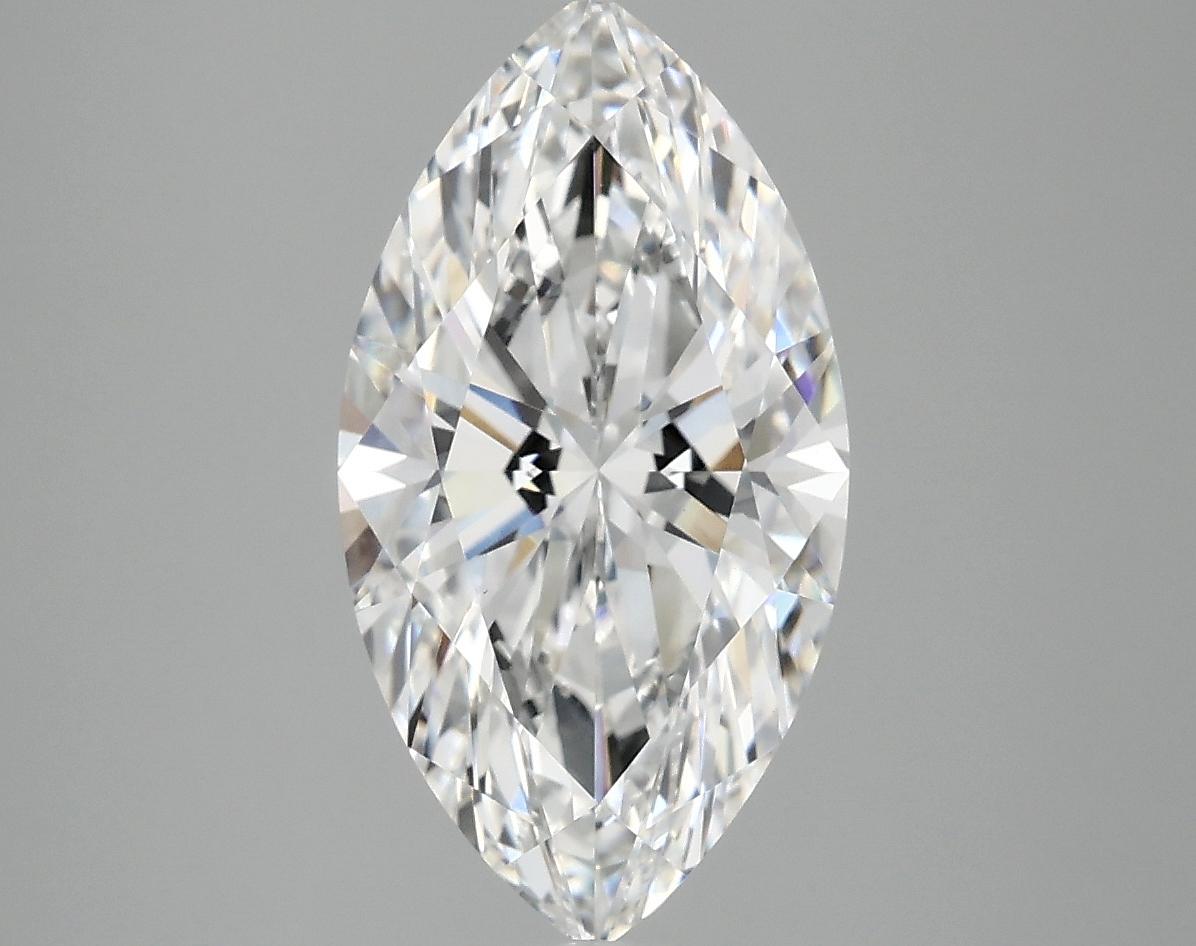 3.08 Carat Marquise Shaped Excellent Cut VVS2 IGI Certified Lab Grown Diamond