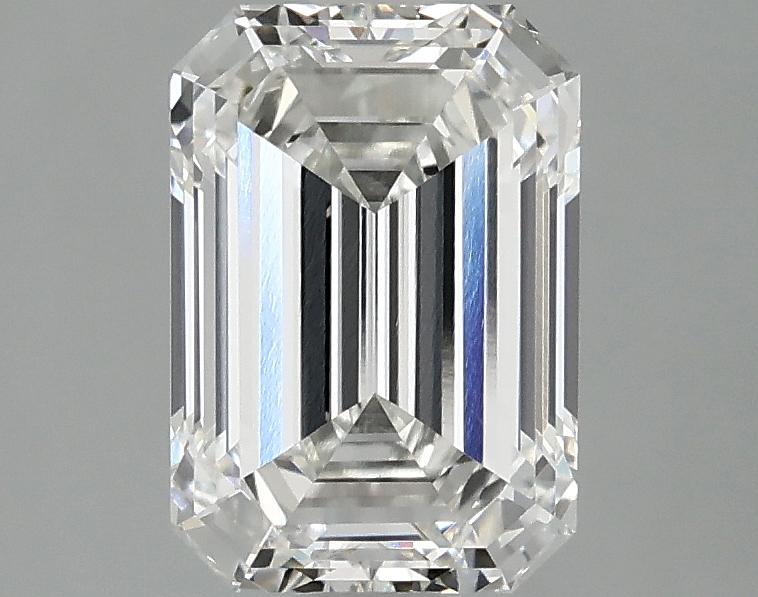 2.02 Carat Emerald Shaped Ideal Cut VVS2 IGI Certified Lab Grown Diamond