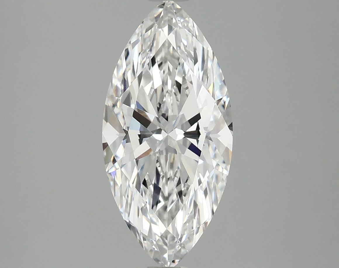 2.07 Carat Marquise Shaped Excellent Cut VVS2 IGI Certified Lab Grown Diamond