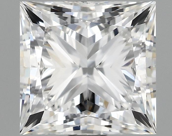 1.51 Carat Princess Shaped Ideal Cut VVS2 IGI Certified Lab Grown Diamond