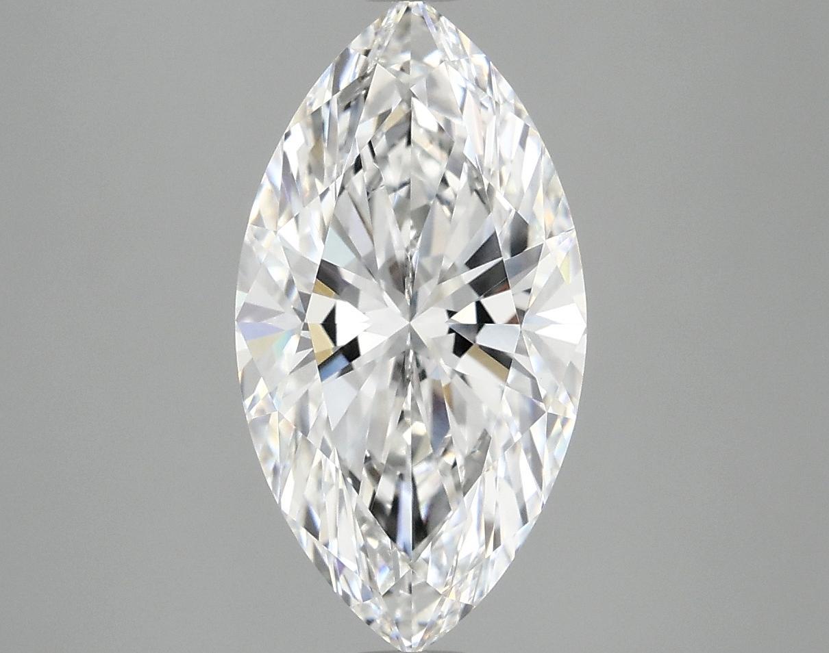 2.99 Carat Marquise Shaped Excellent Cut VVS2 IGI Certified Lab Grown Diamond