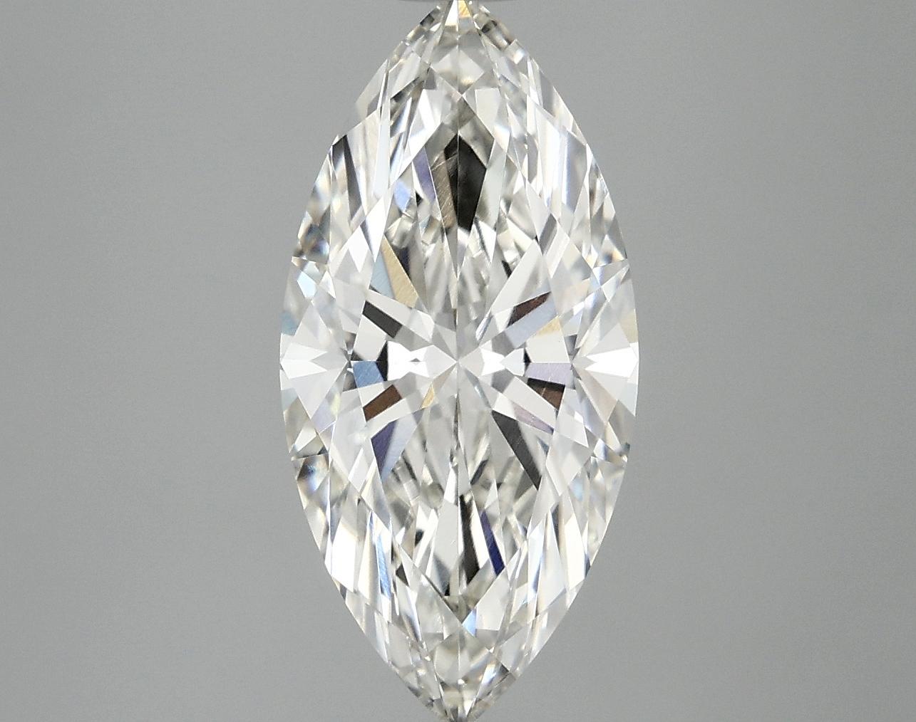 3.07 Carat Marquise Shaped Excellent Cut VVS1 IGI Certified Lab Grown Diamond