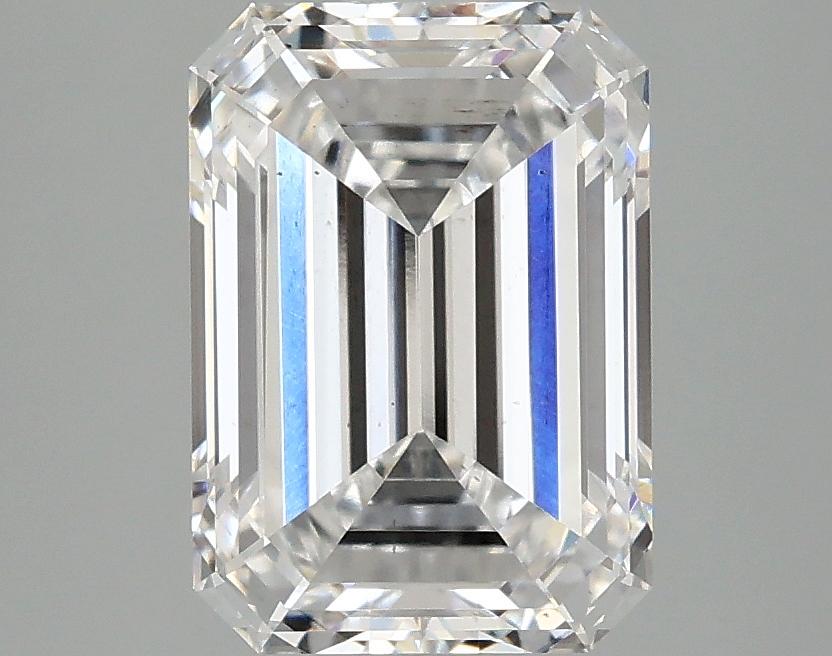 3.02 Carat Emerald Shaped Ideal Cut SI1 IGI Certified Lab Grown Diamond