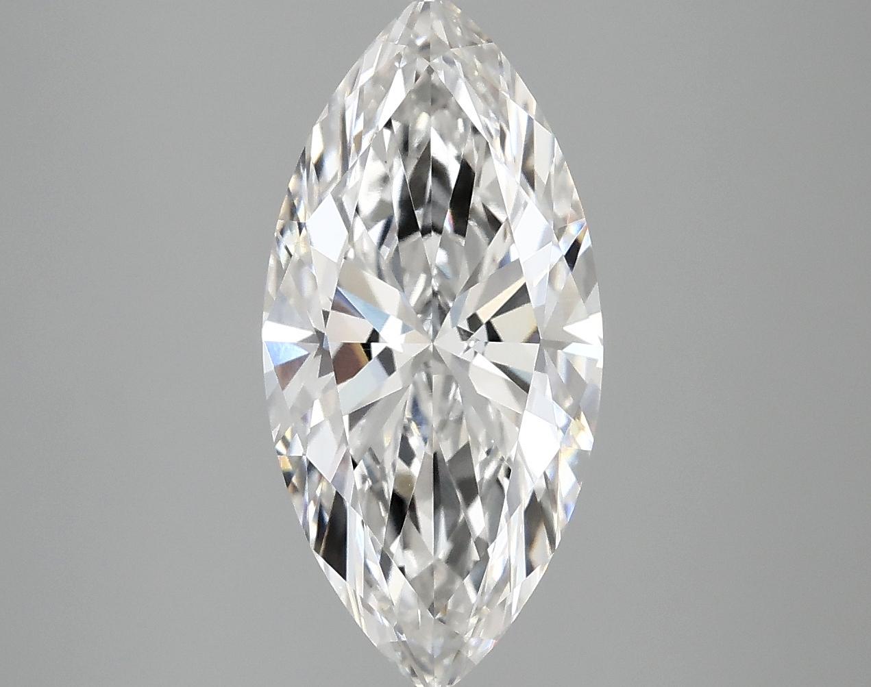 2.92 Carat Marquise Shaped Excellent Cut VS1 IGI Certified Lab Grown Diamond
