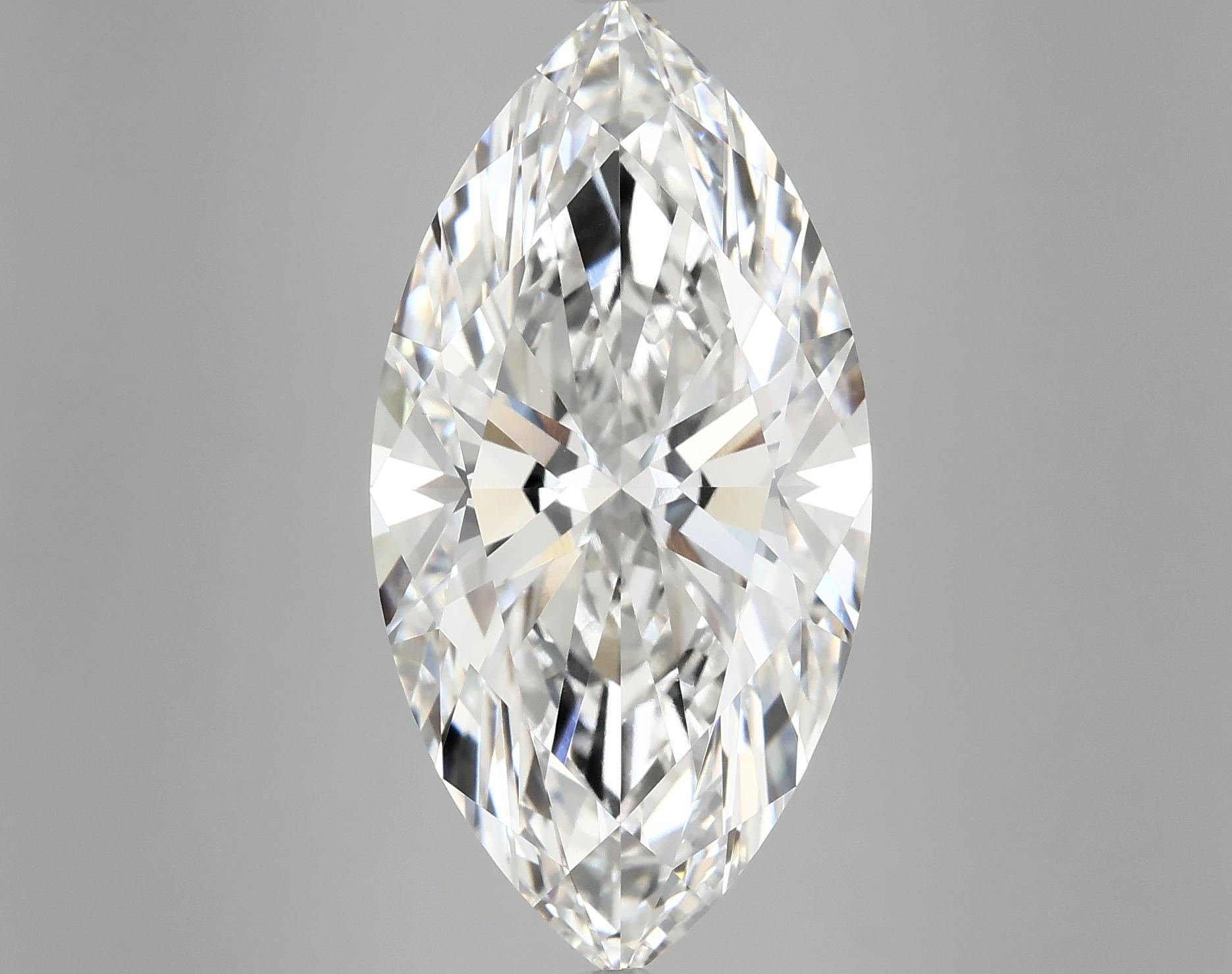 10.17 Carat Marquise Shaped Ideal Cut VVS2 IGI Certified Lab Grown Diamond