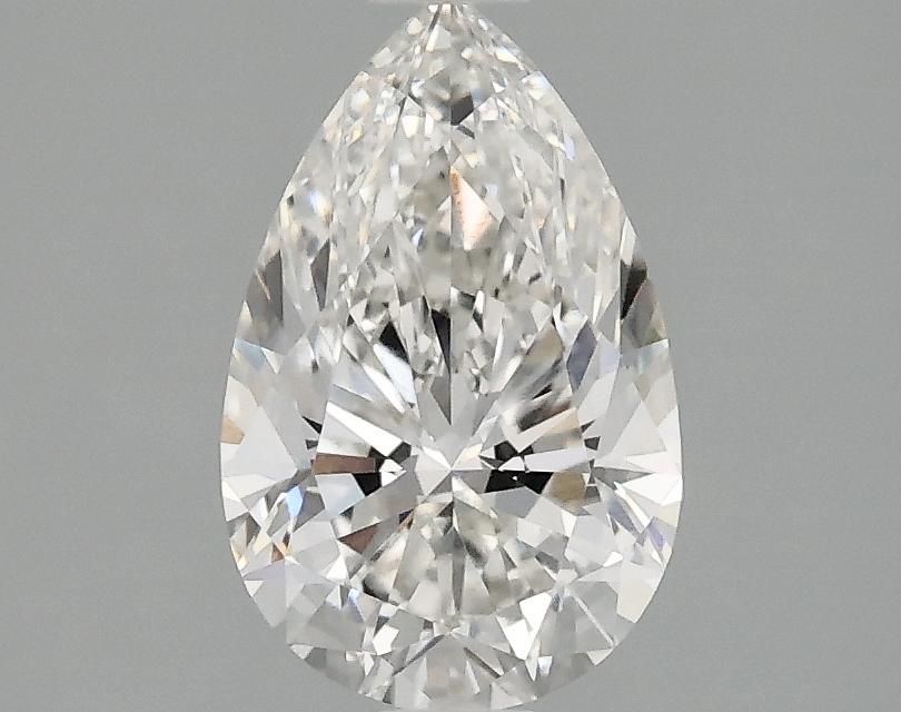 1.38 Carat Pear Shaped Ideal Cut VVS2 IGI Certified Lab Grown Diamond