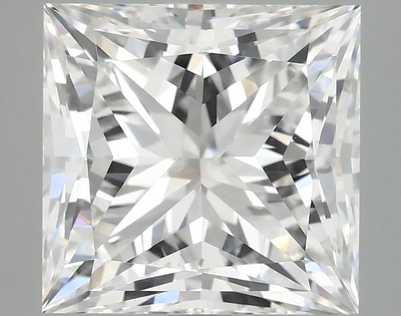 4.85 Carat Princess Shaped Ideal Cut VVS2 IGI Certified Lab Grown Diamond