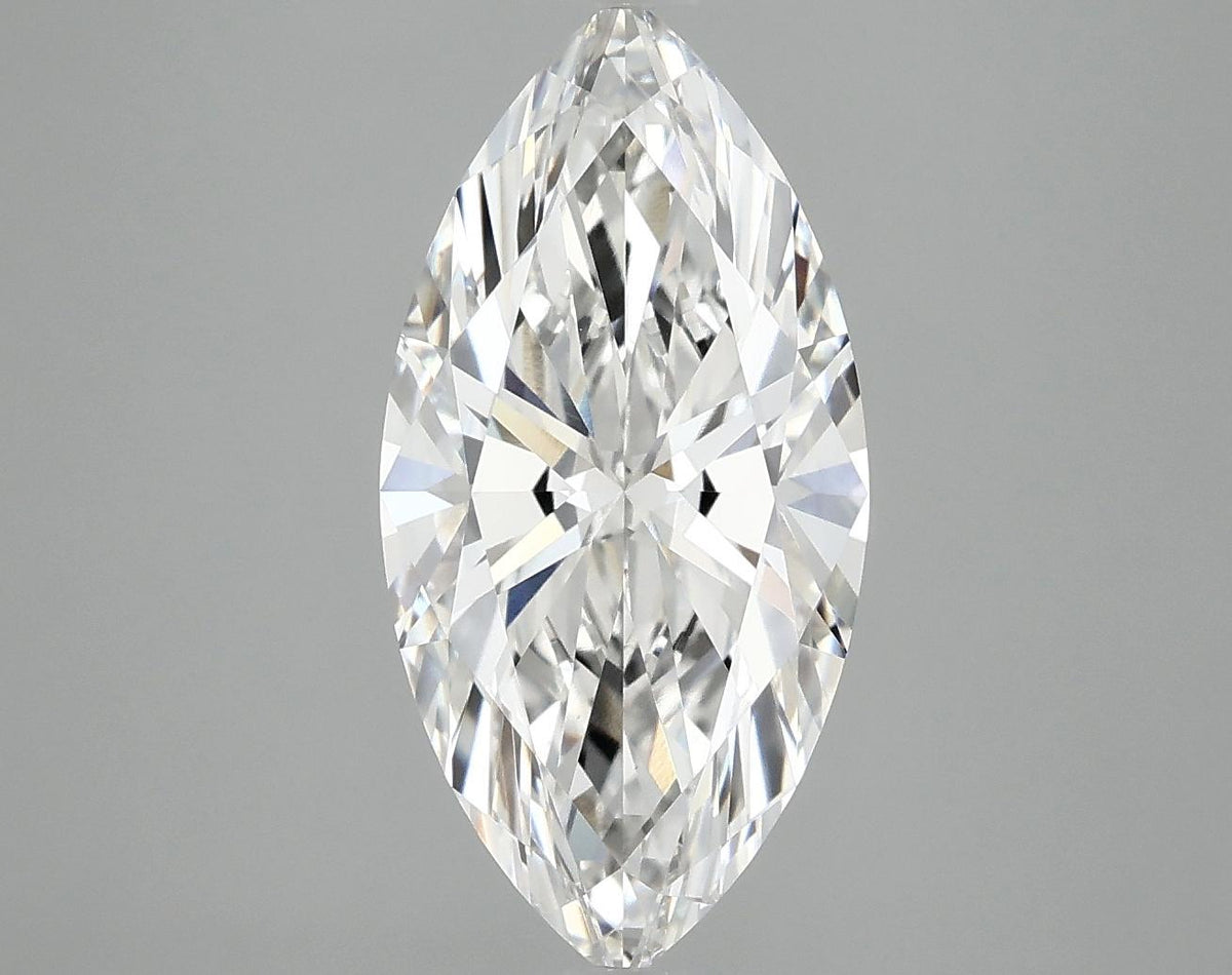 3.01 Carat Marquise Shaped Ideal Cut VVS2 IGI Certified Lab Grown Diamond