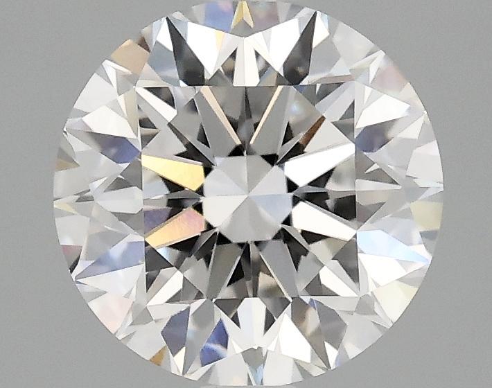 2.07 Carat Round Shaped Excellent Cut VVS2 IGI Certified Lab Grown Diamond