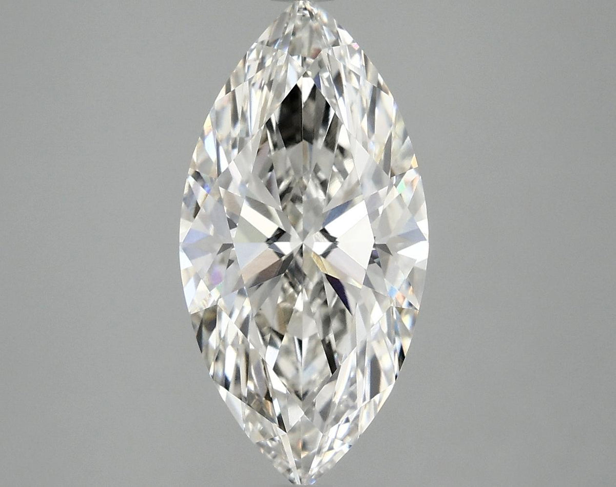 3.08 Carat Marquise Shaped Ideal Cut VVS2 IGI Certified Lab Grown Diamond